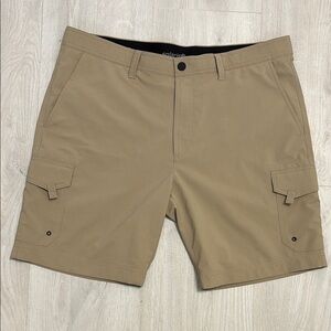 🔥BUNDLESALE Men’s 40 Solaris Tan Performance Golf Cargo Short nwot
